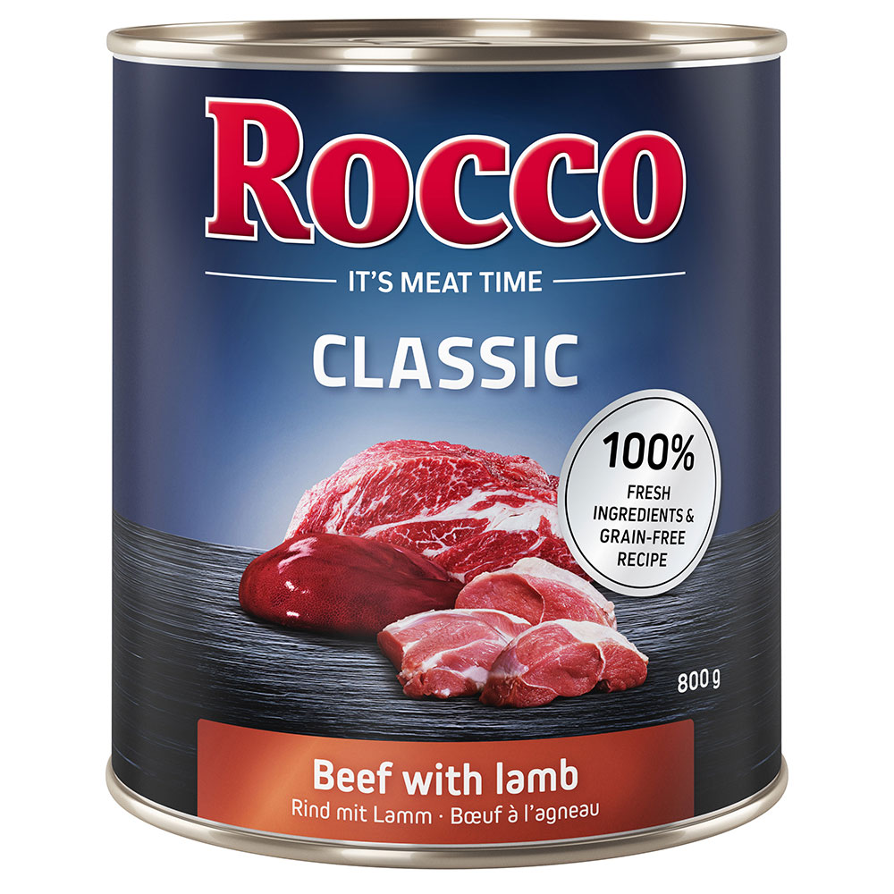 Rocco Classic 6 x 800 g - Rind mit Lamm von Rocco