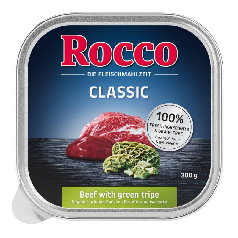Rocco Classic Schale 9 x 300 g - Rind mit Grünem Pansen von Rocco