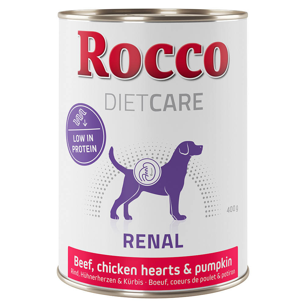 Rocco Diet Care Renal Rind mit Hühnerherzen & Kürbis 400g 6 x 400 g Rocco Diet Care Renal Rind mit Hühnerherzen & Kürbis 400g 6 x 400 g von Rocco Diet Care