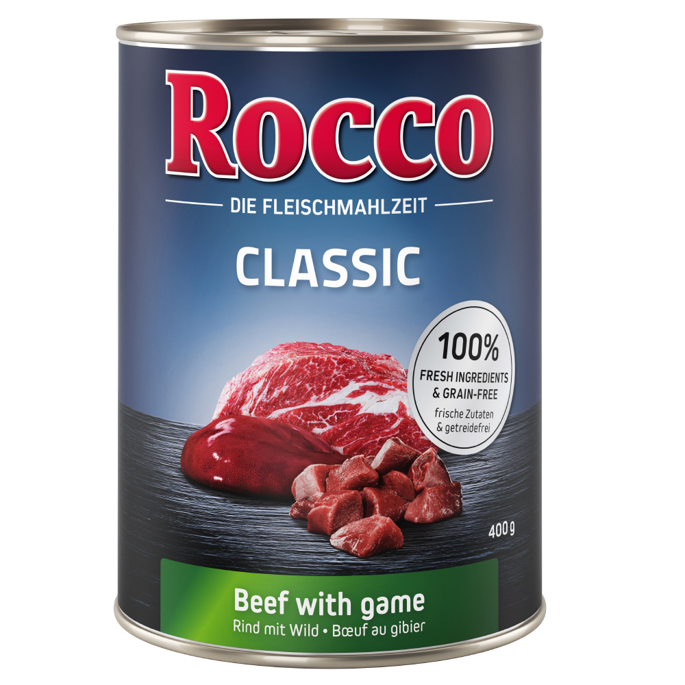 Rocco Einzeldose 1 x 400 g - Classic: Rind mit Wild von Rocco