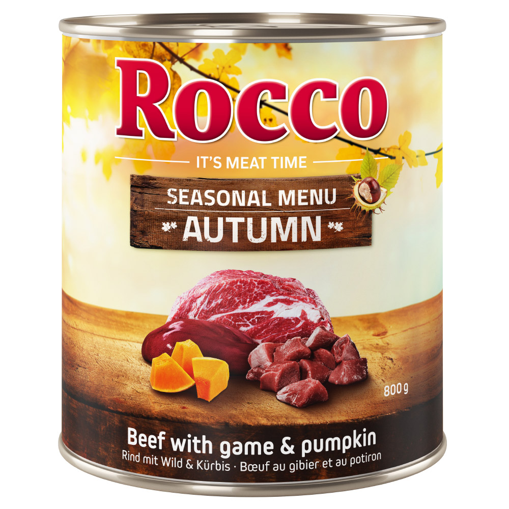Rocco Herbst-Menü - Sonderausgabe für begrenzte Zeit - 24 x 800 g: Rocco Herbst-Menü mit Wild & Kürbis Rocco Herbst-Menü - Sonderausgabe für begrenzte Zeit - 24 x 800 g: Rocco Herbst-Menü mit Wild & Kürbis von Rocco