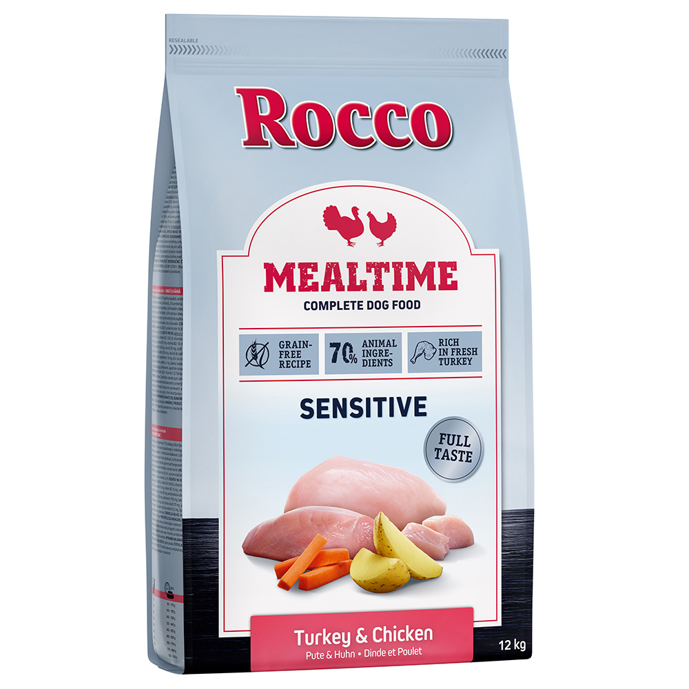 Rocco Mealtime Sensitive - reich an frischer Pute und frischem Huhn Sparpaket: 2 x 12 kg Rocco Mealtime Sensitive - reich an frischer Pute und frischem Huhn Sparpaket: 2 x 12 kg von Rocco