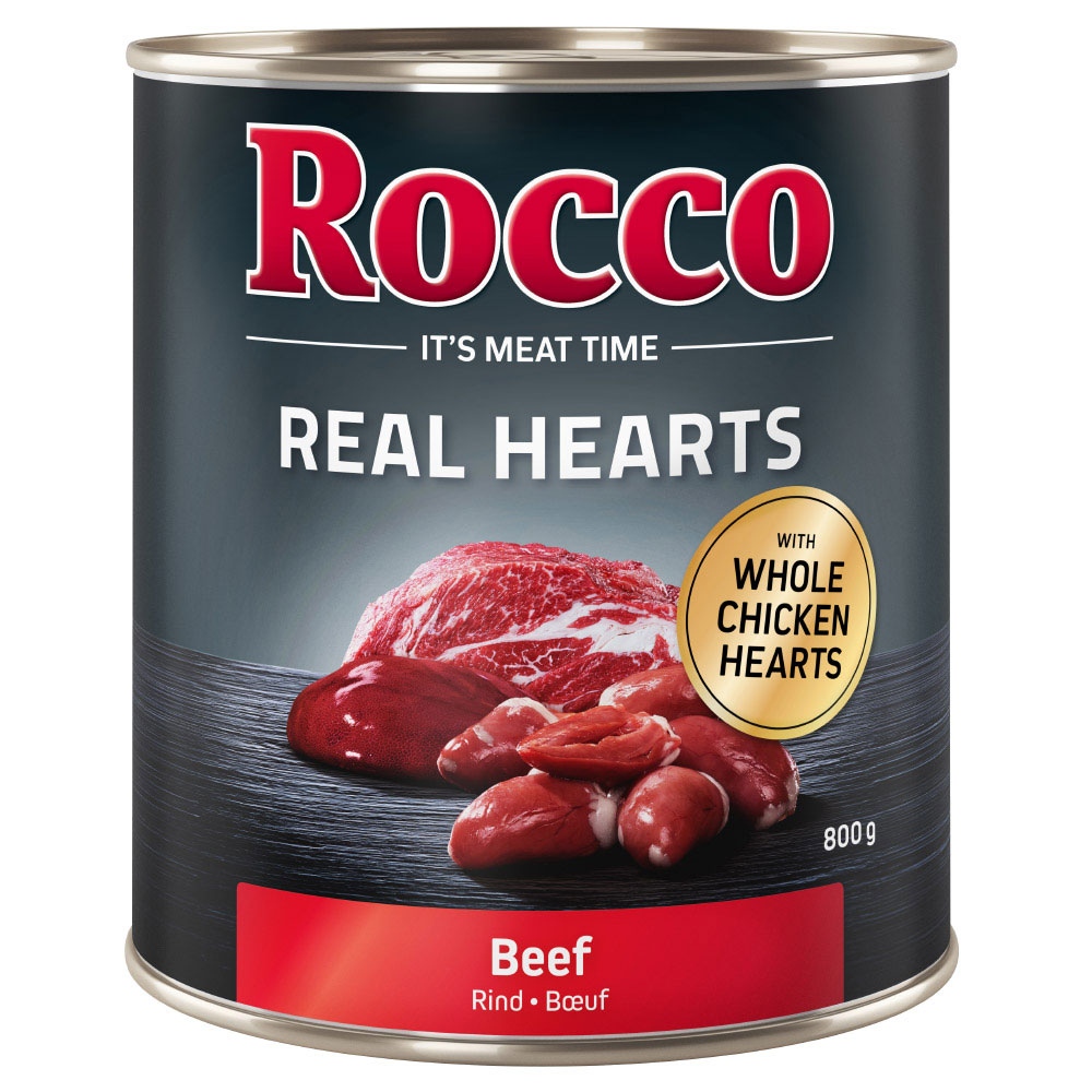 Rocco Real Hearts 6 x 400 g / 800 g - 6 x 800 g: Rind Rocco Real Hearts 6 x 400 g / 800 g - 6 x 800 g: Rind von Rocco