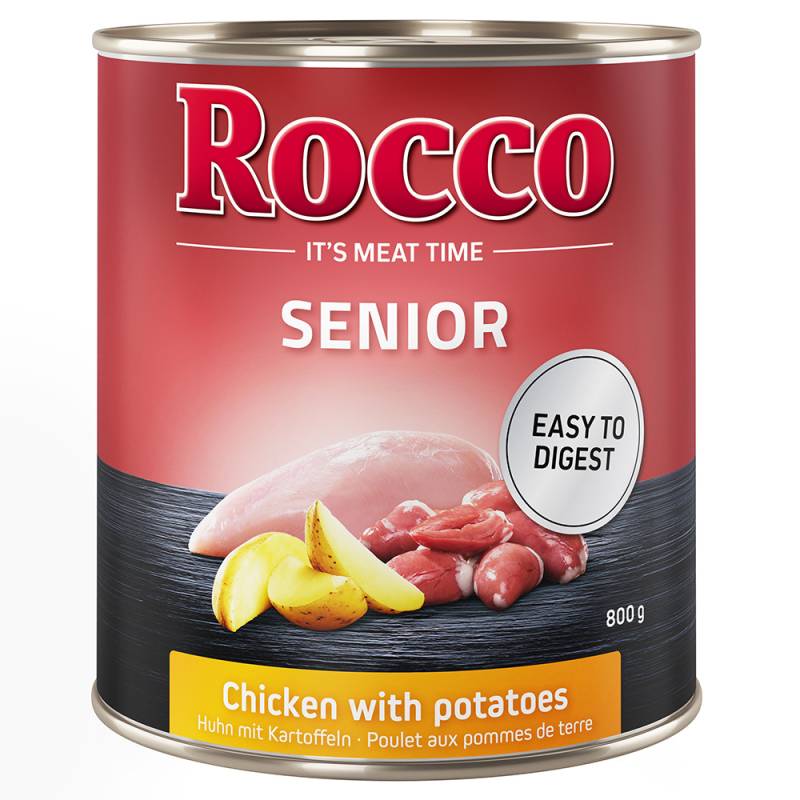 Rocco Senior 6 x 800 g - Huhn mit Kartoffeln von Rocco