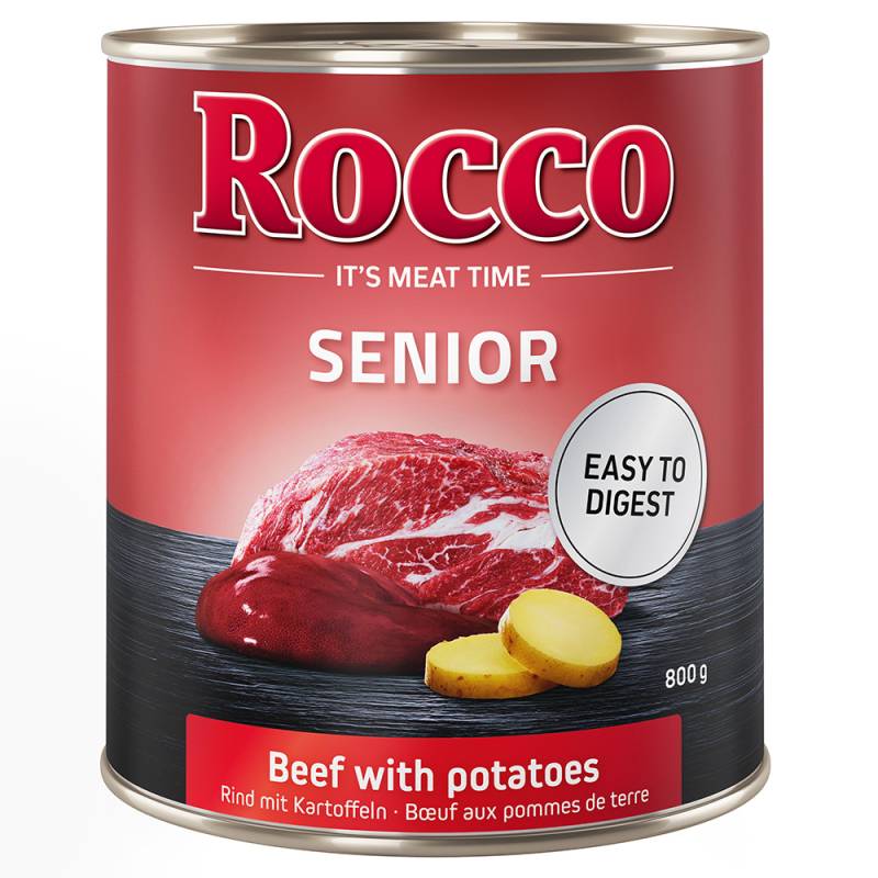 Rocco Senior 6 x 800 g - Rind mit Kartoffeln von Rocco