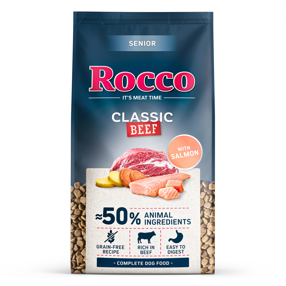 Rocco Senior Classic Rind mit Lachs - 2 x 10 kg Rocco Senior Classic Rind mit Lachs - 2 x 10 kg von Rocco