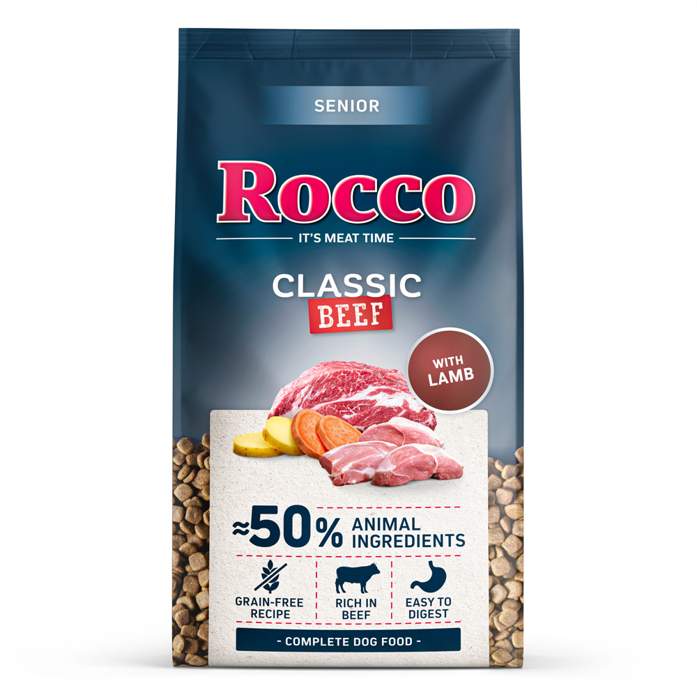 Rocco Senior Classic Rind mit Lamm - 10 kg Rocco Senior Classic Rind mit Lamm - 10 kg von Rocco