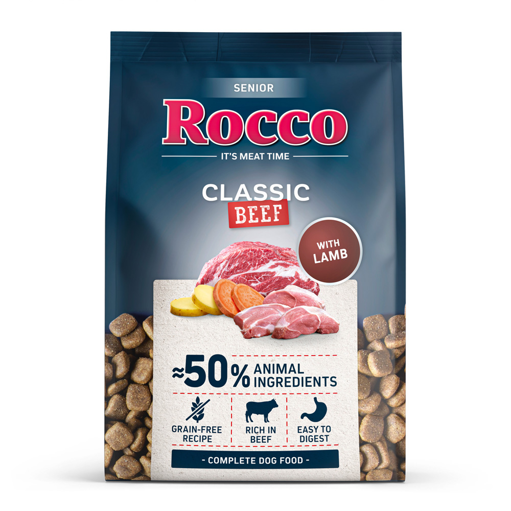 Rocco Senior Classic Rind mit Lamm - 5 x 1 kg von Rocco