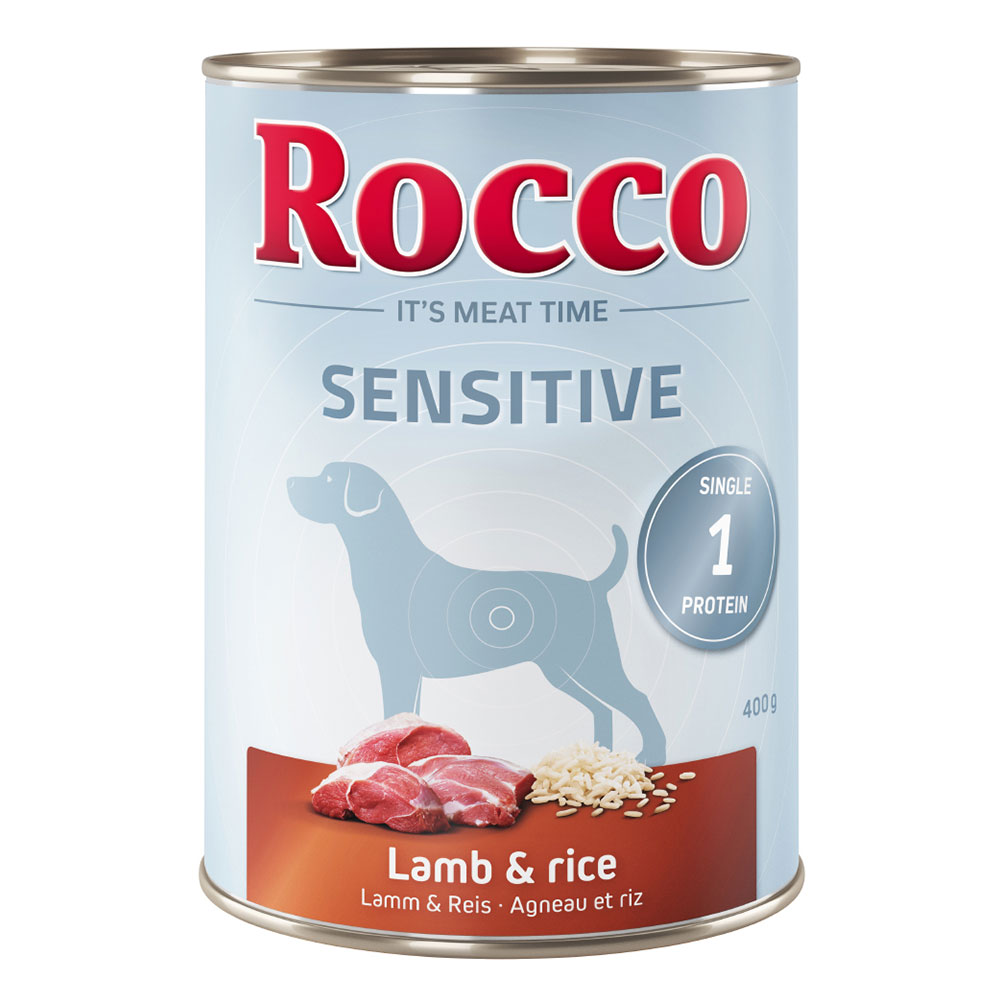 Rocco Sensitive 6 x 400 g - Lamm & Reis von Rocco