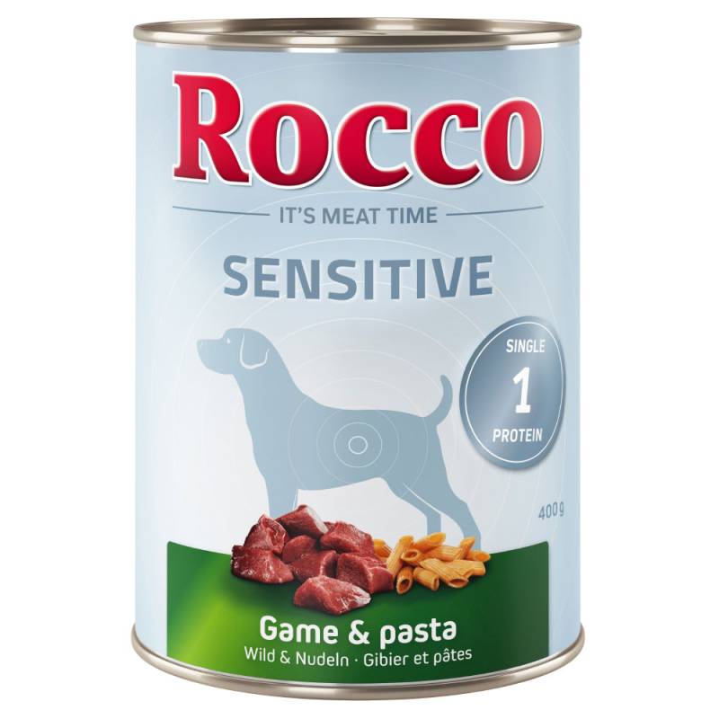 Rocco Sensitive 6 x 400 g - Wild & Nudeln von Rocco