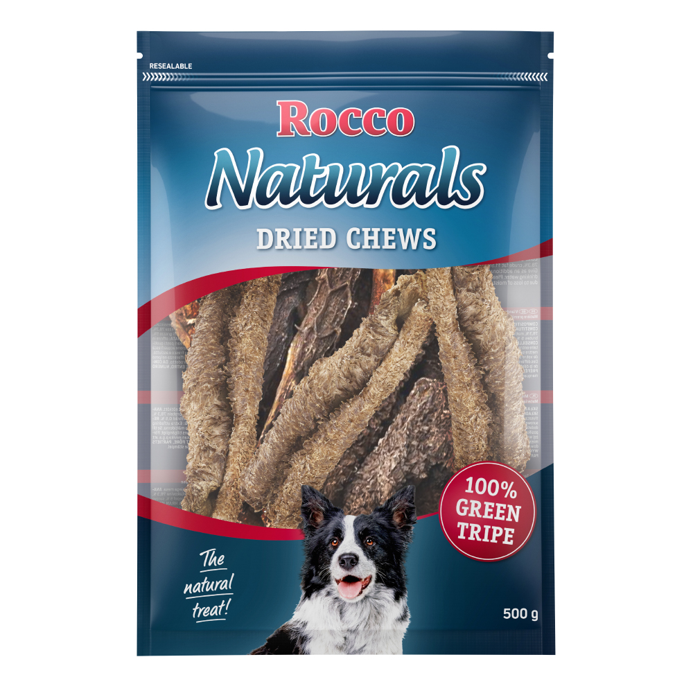 Rocco Snacks zum Sonderpreis! - Naturals - Rinderpansen grün 500 g von Rocco