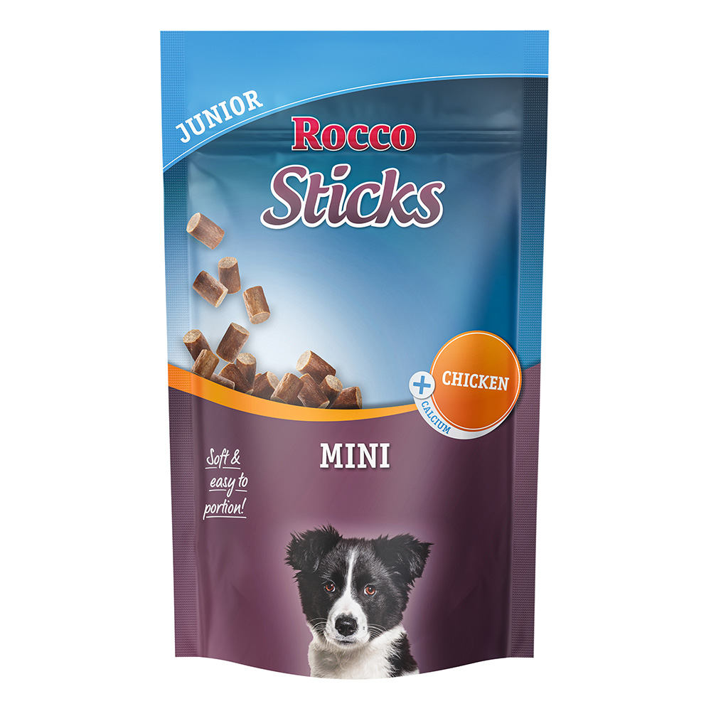 Rocco Sticks Mini - Junior 70 g / Sparpaket % - Huhn 3 x 70 g von Rocco
