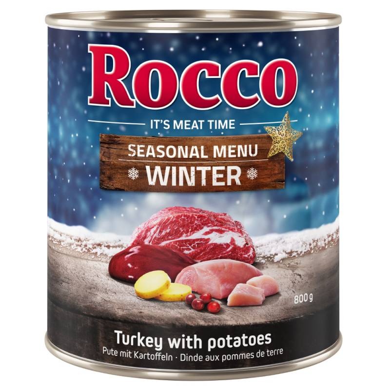 Rocco Winter-Menü: Sonderedition für begrenzte Zeit 24 x 800 g: Rind mit Pute & Kartoffeln Rocco Winter-Menü: Sonderedition für begrenzte Zeit 24 x 800 g: Rind mit Pute & Kartoffeln von Rocco