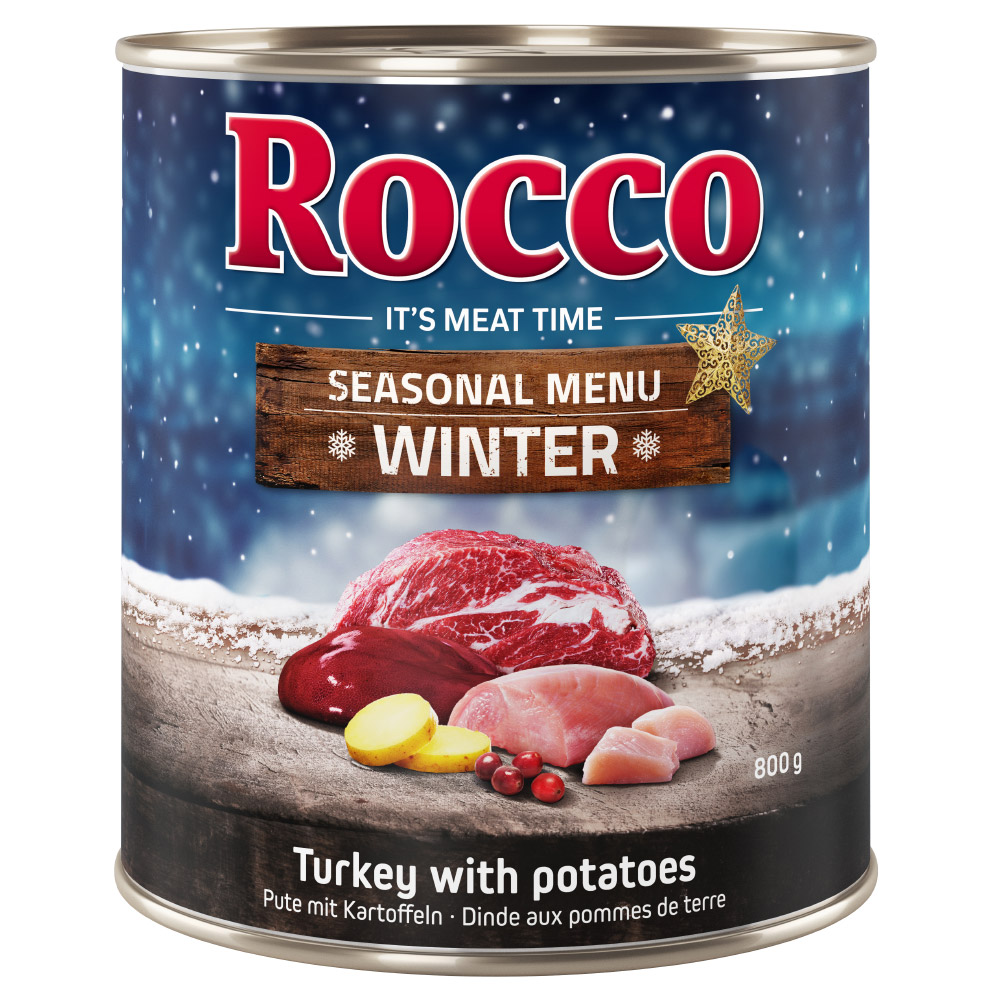 Rocco Winter-Menü: Sonderedition für begrenzte Zeit 6 x 800 g: Rind mit Pute & Kartoffeln Rocco Winter-Menü: Sonderedition für begrenzte Zeit 6 x 800 g: Rind mit Pute & Kartoffeln von Rocco