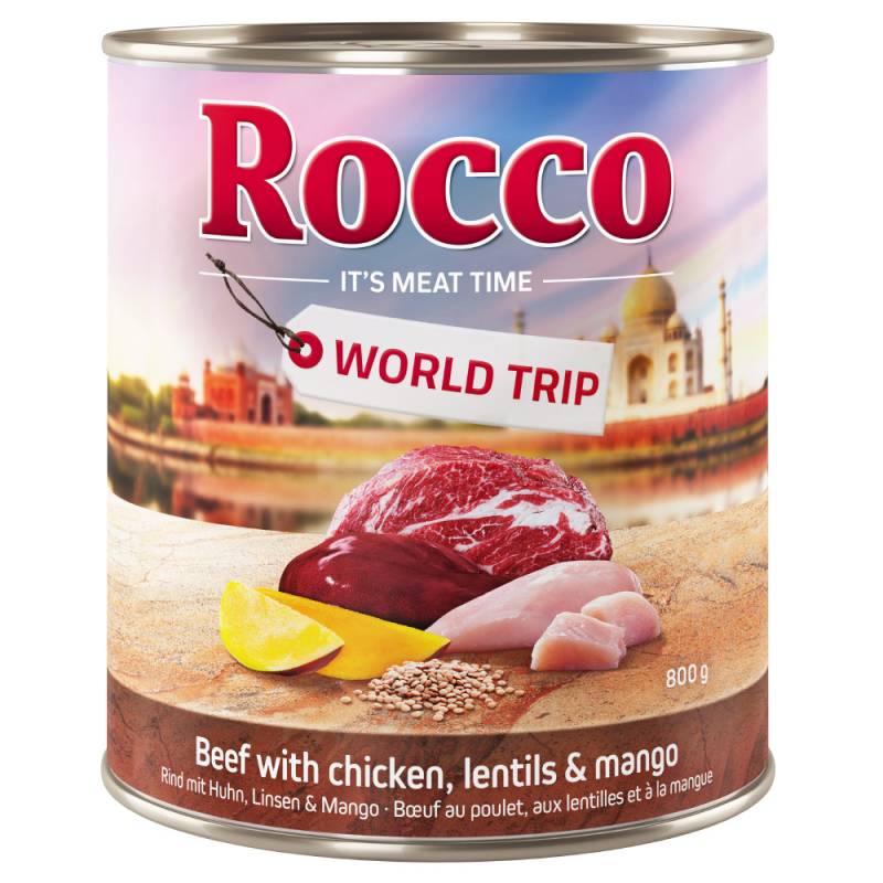 Rocco World Trip 6 x 800g / 24 x 800g 24 x 800g: Rocco World Trip Indien von Rocco