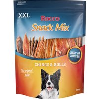 Rocco XXL Snack-Mix Chicken - Mix: Rolls Hühnerbrust, Chings Hühnerbrust (2 x 1 kg) von Rocco