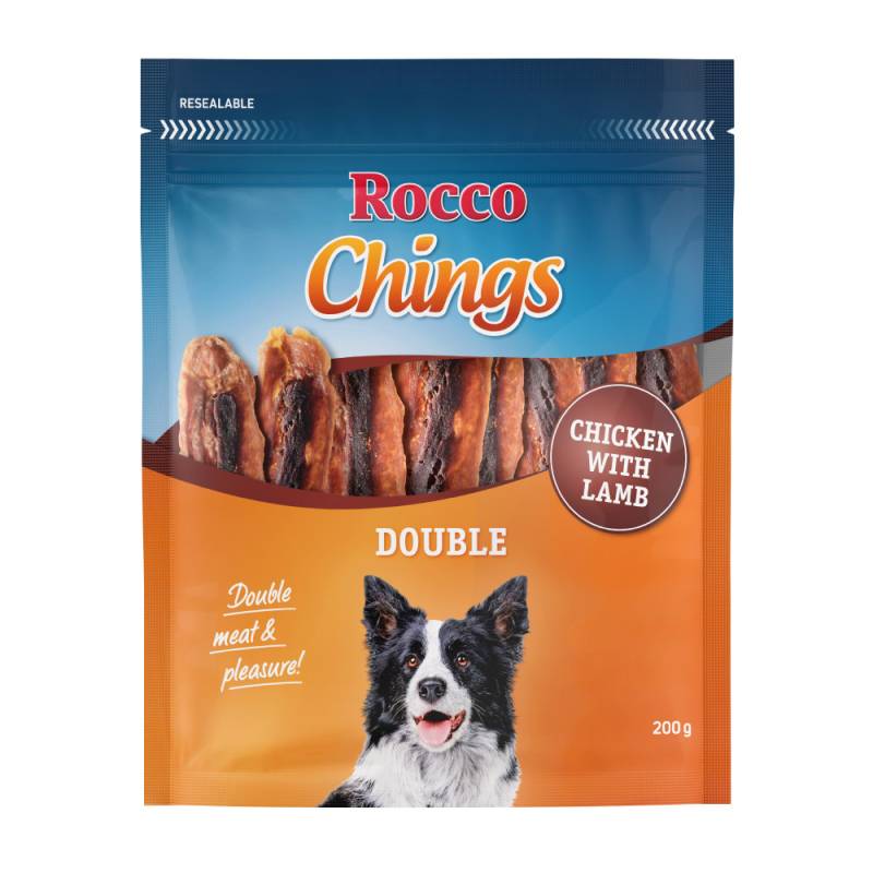 Sparpaket Rocco Chings Double 200 g / Sparpaket % - Huhn & Lamm 1 x 200 g von Rocco