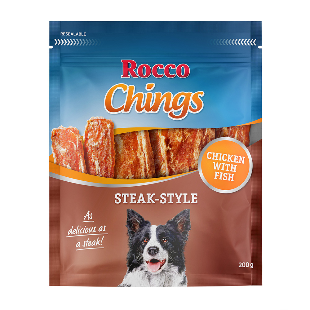 Rocco Chings Steak Style 200 g / Sparpaket % - Hühnerfleisch 4 x 200 g von Rocco