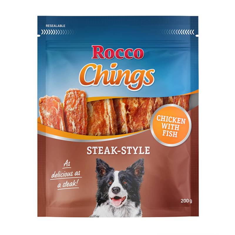 Rocco Chings Steak Style 200 g / Sparpaket % - Hühnerfleisch 4 x 200 g von Rocco