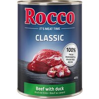 Sparpaket Rocco Classic 12 x 400 g - Rind mit Ente von Rocco