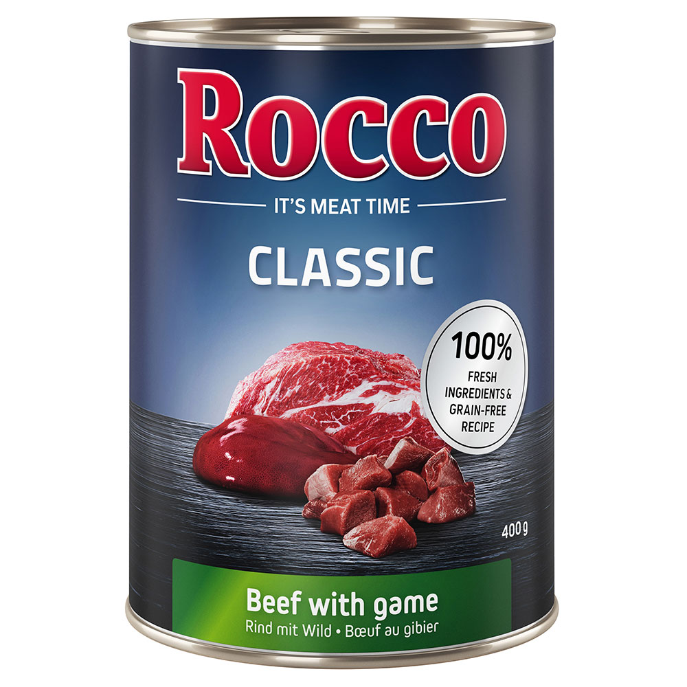 Sparpaket Rocco Classic 24 x 400 g - Rind mit Wild von Rocco