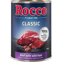Sparpaket Rocco Classic 24 x 400 g - Rind mit Wildschwein von Rocco