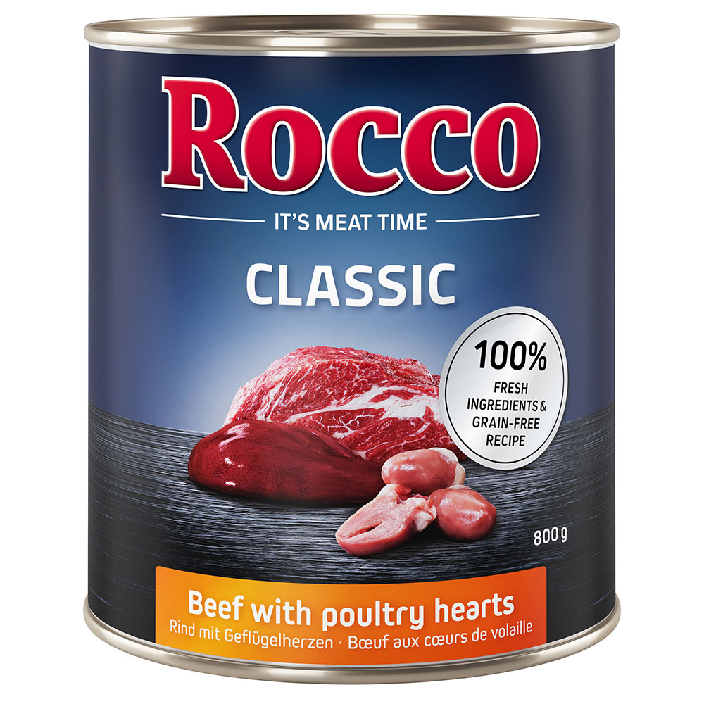 Top-Angebot Rocco Classic 24 x 800g - Rind mit Geflügelherzen Top-Angebot Rocco Classic 24 x 800g - Rind mit Geflügelherzen von Rocco