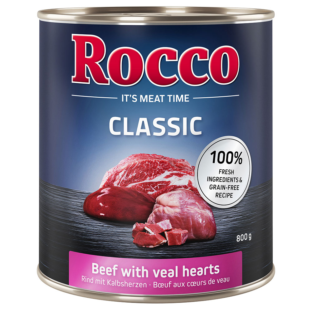 Top-Angebot Rocco Classic 24 x 800g - Rind mit Kalbsherzen Top-Angebot Rocco Classic 24 x 800g - Rind mit Kalbsherzen von Rocco