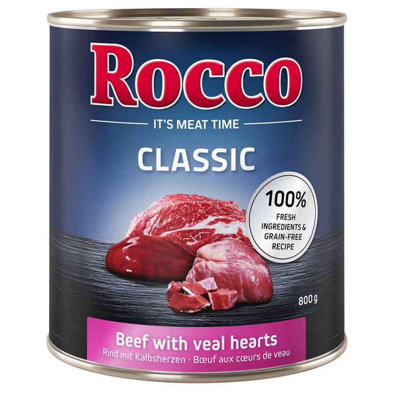 Sparpaket Rocco Classic 24 x 800g - Rind mit Kalbsherzen von Rocco