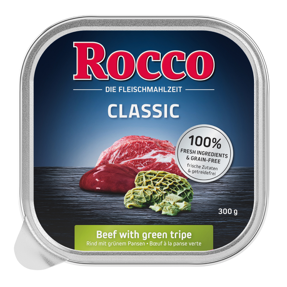 Sparpaket Rocco Classic Schale 27 x 300 g - Rind mit Grünem Pansen von Rocco