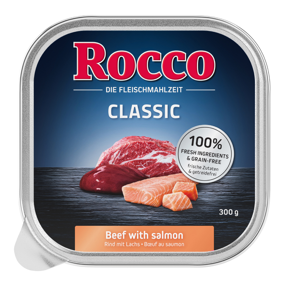 Sparpaket Rocco Classic Schale 27 x 300 g - Rind mit Lachs von Rocco