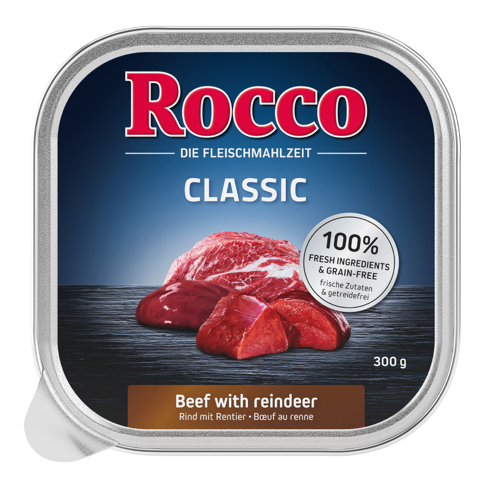 Sparpaket Rocco Classic Schale 27 x 300 g - Rind mit Rentier von Rocco