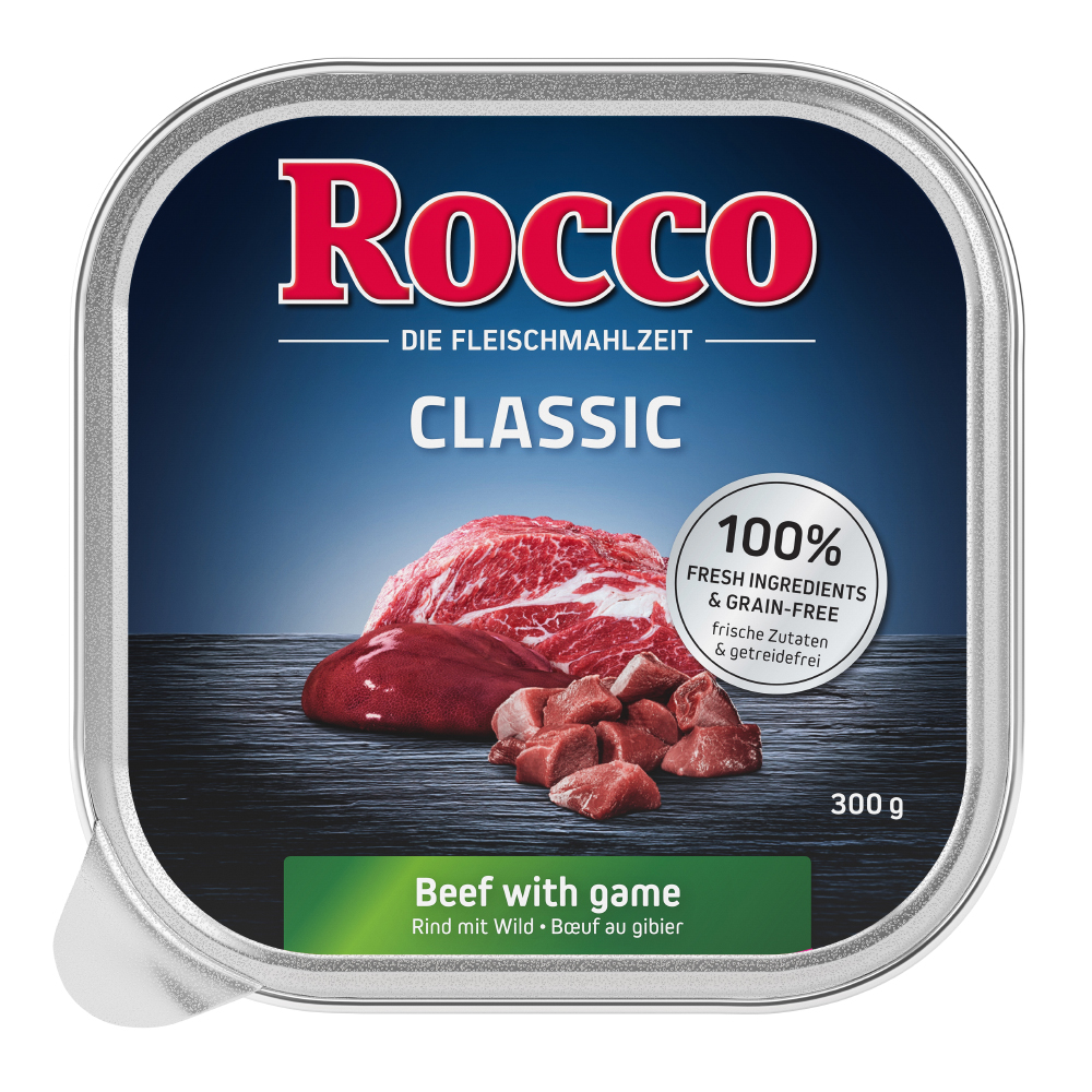 Sparpaket Rocco Classic Schale 27 x 300 g - Rind mit Wild von Rocco