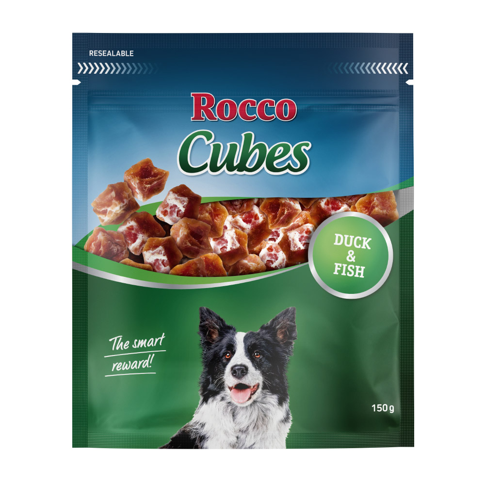 Rocco Cubes 150 g / Sparpaket % - Ente 4 x 150 g Rocco Cubes 150 g / Sparpaket % - Ente 4 x 150 g von Rocco