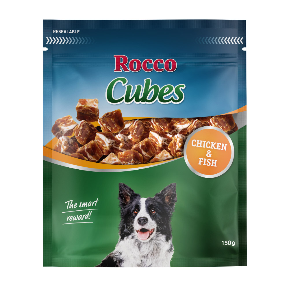 Rocco Cubes 150 g / Sparpaket % - Huhn 4 x 150 g Rocco Cubes 150 g / Sparpaket % - Huhn 4 x 150 g von Rocco
