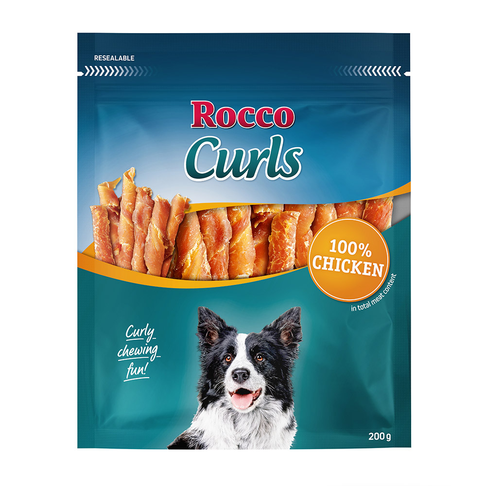 Sparpaket Rocco Curls  - Huhn 12 x 200 g von Rocco