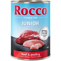 Sparpaket Rocco Junior 12 x 400 g - Geflügel mit Rind von Rocco