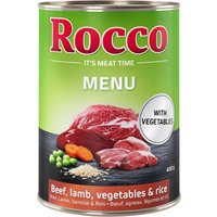Sparpaket Rocco Menü 24 x 400 g - Rind mit Lamm von Rocco