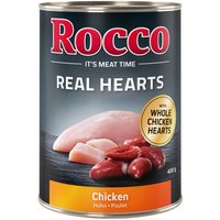 Sparpaket Rocco Real Hearts 24 x 400 g - Huhn von Rocco