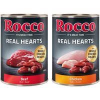 Sparpaket Rocco Real Hearts 24 x 400 g - Mix (Huhn & Rind) von Rocco