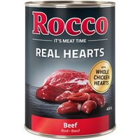 Sparpaket Rocco Real Hearts 24 x 400 g - Rind von Rocco