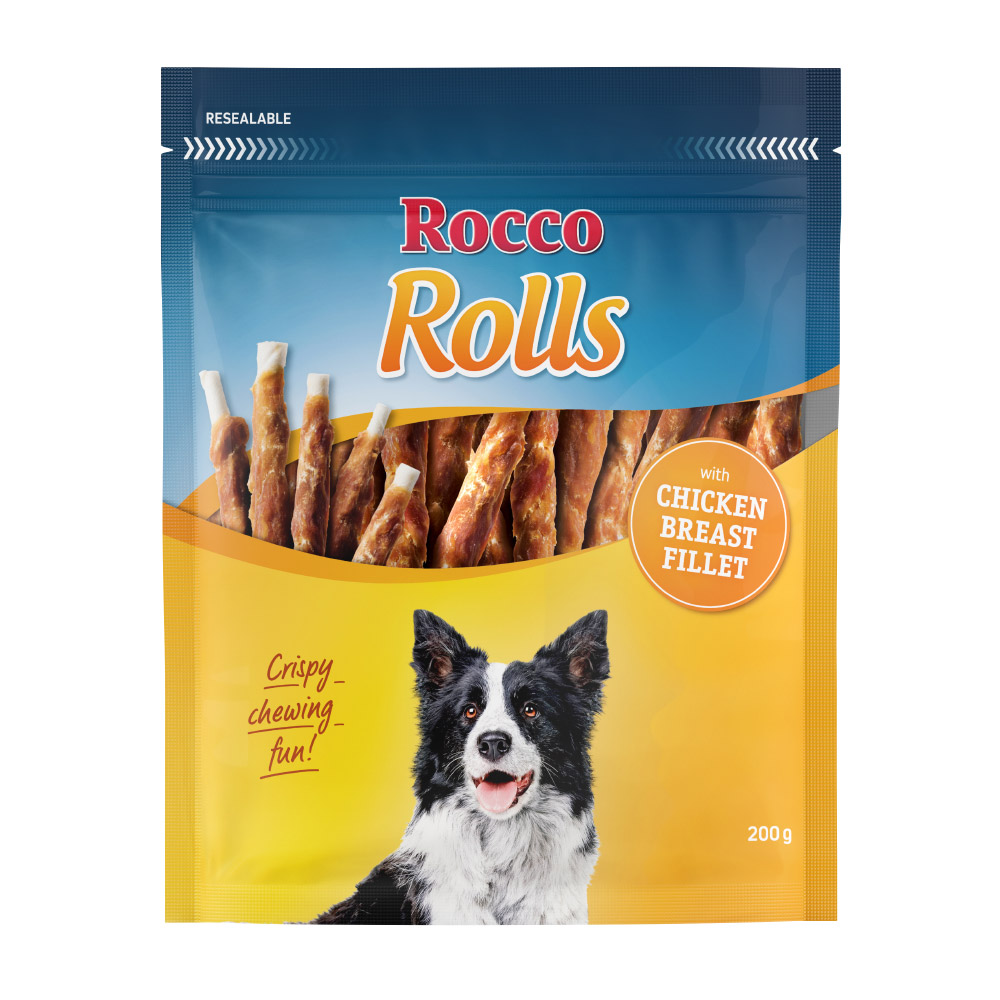 Sparpaket Rocco Rolls  -  mit Hühnerbrustfilet 12 x 200 g von Rocco