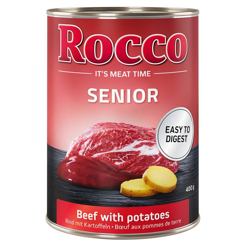 Sparpaket Rocco Senior 24 x 400 g Rind mit Kartoffeln von Rocco
