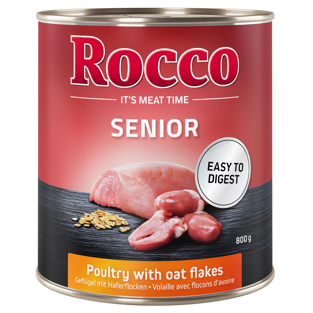 Top-Angebot Rocco Senior 24 x 800 g - Geflügel mit Haferflocken Top-Angebot Rocco Senior 24 x 800 g - Geflügel mit Haferflocken von Rocco