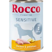 Sparpaket Rocco Sensitive 12 x 400 g - Mix (Huhn, Truthahn) von Rocco