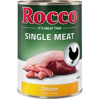 Sparpaket Rocco Single Meat 12 x 400 g - Huhn von Rocco