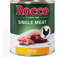 Sparpaket Rocco Single Meat 24 x 800 g - Huhn von Rocco