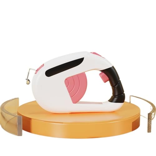 Automatisch einziehbare Hundeleine, geeignet für kleine/mittelgroße/große Hunde, rutschfester Griff, 360° Drehung ohne Verheddern, Outdoor-Hundeleine (3 m/5 m) (802 rot und weiß, 5 m) von Rocky Green