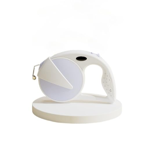 Automatisch einziehbare Hundeleine, geeignet für kleine/mittelgroße/große Hunde, rutschfester Griff, 360° Drehung ohne Verheddern, Outdoor-Hundeleine (3 m/5 m) (805 grau hellblau, 5 m) von Rocky Green