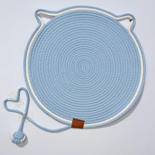 Große Kratzmatte für Katzen, 50 cm, mit interaktiven Spielzeugbällen, waschbares Sisalseilbett und Spielmatte, mehrere Farben, Blau Große Kratzmatte für Katzen, 50 cm, mit interaktiven Spielzeugbällen, waschbares Sisalseilbett und Spielmatte, mehrere Farben, Blau von Rocky Green